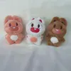 Keychains DK Mingyu Keychain Toys Dino Kpop Woozi Merchandise Plush Doll Jeonghan Dog Cotton Animal Moll Mini Pendant Joshua