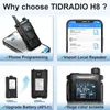 Tidradio TD-H8 10W Professionele walkie talkie Portable Long Range Radio Wireless Connect Telefoon Programmeerbaar Commutator 240430