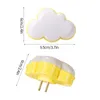 Decoratieve beeldjes Smart Light Sensor Nachtlicht Wolk Decoratie Nacht Wireless Kinder Slaapkamer Bedhead Lampen Room Decor