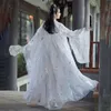 Ubranie etniczne duże kobietę w Plus Kobieta Hanfu Chińska Księżniczka Dress Women Fantasia Kimono Cardigan and Dress Kostium karnawałowy dla pani