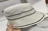 Hombras de cubo de diseñador de lujo Capas de béisbol de hombre negro Hats White Woven Fashions Diseñadores de pescadores Fedora Fedora S3216874