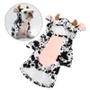 Appareils pour chiens Creative Cow Modeling Pet Vêtements Adorable Garment Decorative