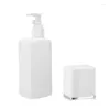 Bottiglie di stoccaggio bottiglia gel doccia bottiglia HDPE 300/400/500ml10pcs White Wash Hanitizer Signitizzatore Cosmetico Shampoo Condizionatore Dispenser