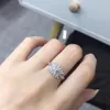 2021 Unique Lab Moissanite Promise Ring 925 Sterling Silver Engagement Wedding Band Rings for Women Bridal Finer Jewelry 244e