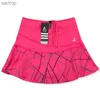 Saias femininas esportes de tênis skort curto feminino badminton cinto de esqui