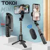 Selfie Monopoden Wireless Mini Selfie Stick mit faltbarem Stativ und erweiterbarem Monopoden mit Bluetooth -Fernbedienungs -Verschluss geeignet WX