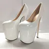 Highest 22cm Thin Heels Women Sandals Fashion Dress Shoes Waterproof Platform Round Toe High Heels Pumps Ankle Strap Model Showing Shoes Heel Girls Boots