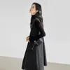 Lässige Kleider CEKCYA ärmellose Kleid für Frauen Lange Winter elegante Frau Korean Dongdaemun Weste Rock Frauen Kleidung High-End