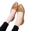 Casual Shoes MUYANG Plus Size Genuine Leather Women Woman Flats Fashion Female Work Ballet Loafers