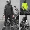 Men Motorcycle Rain Suit Outdoor Refleksyjna wodoodporna kurtka deszczowa i spodnie deszczowe sprzęt do roweru jazdy na rowerze