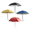 Parapluies lifkome mini pour les pluies téléphoniques pluie 4 pack Universal Ajustement réglable Piggy Stand Sun Visor Shade