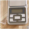 Pesa di pesatura Mini Electronic Digital Scale Gioielli pesa NCE Pocket Gram LCD con scatola di vendita al dettaglio 500G/0,1 g 200 g/0,0 dhszh
