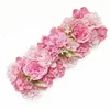 Fleurs décoratives Row Row Arch Diy Wedding Birthday Party Home Rose Peony Mur Fond Banquet Banquet Table Arrangement Decoration