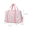 Diaper Bags Printed Mommy Bag Baby Diaper Nappy Bag Storage Maternity Shoulder Bags Organizer Cotton Quilted Women Messenger Bag d240429