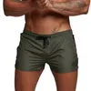 Herren -Shorts Fitnessstudio Feiertag Männer Herren Polyester Kurzpants Bodybuilding Marke Training Casual Workout Fitness