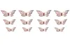 3D Hollow Butterfly Wall Stickers Home Decorations Festival Party Layout Paper Butterflies12PCSSet5054813