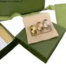 fashion Luxury Designer Rose gold silver ring gold rings brand letter Fashion Titanium Steel Engraved Letter Pattern designer Ring wedding praty Size 5-10 rings
