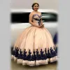 Yeni varış zarif balo elbisesi quinceanera elbiseler tatlım dantel aplikeler saten pageant önlükleri resmi elbise tatlı 16 özel yapılmış 0430