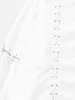 Camicette femminile camicia di moda in maniera sciolta a petto singolo a petto asimmetrico in metallo lace-up camicetta di colore solido autunno 2024 marea 7ab478