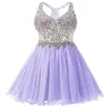 2021 Nieuwe sexy sweetheart Crystal prom jurken Homecoming -jurk met pailletten voor meisjes junioren afstuderen feest formele jurk bh012658486