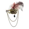 Bow Gines Steampunk Lyck Pin