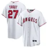 Jerseys Vêtements Angels Trout # 27OHTANI # 17 Rouge, Nom du joueur gris blanc uniforme