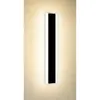 Modern Outdoor Wall Sconces 71Inch with 3 Color Temperatures, IP65 Waterproof Black Minimalist Wall Mounted Lights for Patio, Garage, Garden - Stylish and Durable