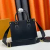 Rosa schwarze Designer -Tasche Luxus -Shopper -Umhängetasche für Frauen echte Leder geprägte Mama -Taschen Männer Großhandel Clutch Cross Body Travel Totes Handbeutelband