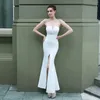 Feestjurken prom Lange elegante lieverd enkellengte mermaid jurk vestidos de fiesta