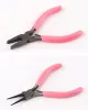 Niedliche Pinkfarbe Griff Anti-Rutsch-Spleißen und Fixierkabine Werkzeuge Ausrüstung Kit für DIY-Schmuckzubehör Design LL LL