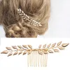 Tiaras Greek Gold Color Leaf Bandons de mariée Accessoires de cheveux de mariage pour femmes