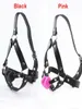 PU Leather Bondage Gear HeartShaped Solid Mouth Gagged Ball Horse With Type Oral Fixation Mouth Stuffed Sex Toys Y2011183373821