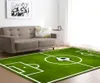 Tappeti da calcio 3d di calcio di calcio Bambini per bambini giocatore di decorazione della camera da letto antismispiti di flanella area del letto tappeto salotto y9532445