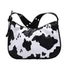 Bag Vintage Design Women Schulter Messengerinnen weibliche Crossbody -Taschen Mode Kuh Zebra Druck Handtiere Totes Totes Totes