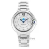 Cadrans unisexes montres de travail automatiques Carter Nouveau ballon bleu 33 mm Mechanical Womens Watch WE902074