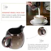 Set di stoviglie Creamer Creamer Sugght Boat Brich Handle Silrup Dispenser Terrarium Serving