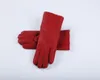 Classic quality bright leather ladies leather gloves Women039s wool gloves 100 guaranteed quality 3097059