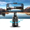 Selfie Monopods Automatisk spårning av mobiltelefonhållare Automatisk ansiktsspårning 360 Rotation Fast Facial AI Shooting Selfie Stick Universal WX
