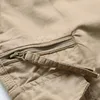 Herren -Shorts Herren Sommer lange Länge Fracht lässige Baumwolle Multi -Taschen -Reithosen geschnittene Hosen Militär Tarnung 5xl