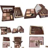 Sombra de ojos en stock Kit de contorno de cacao Paleta Nude Color Cosmetics Corriente de la cara Magno de ojos Chocolate Sala de ojos con Buki BR OTCQQ