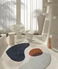 Nordic INS Style okrągły dywan do salonu domowy sypialnia dywan dziecięcy pokój dziecięcy mata stolika miękka puszysta strefa rug1797619