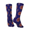 Meias masculinas Phoenix Retro Ball Purple Sock Men Women Polysters meias