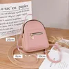 Schulbeutel Mode Mini Frauen PU Backpack Girl Travel Wasserdichte kleine Business Quasten -Wasten -Umhängetasche