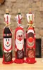 Regalo di nuovo anno Christmas Red Bottle Cover Beer Beer Bottiglie di champagne Coperture per festival di Natale Decorazioni da tavolo da tavolo Babbo Natale Cla9238045