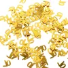 Party Decoration 1200 PCS Gold Decor Birthday Confetti Edging Anniversary for Number Baby