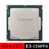 使用済みサーバープロセッサIntel Xeon E3-1240V6 CPU LGA 1151 DDR4 DDR3L 1240 V6 LGA1151