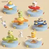 Bath Toys Catoon Bath Toys 6-12-18 months old baby toy suction cup rotator toy boys and girls 1 2 3 years old childrens sensory toyWX