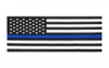 Direkte Fabrik Whole 3x5fts 90cmx150 cm Strafverfolgungsbeamte USA US American Police Thin Blue Line Flagge AHB10889768119
