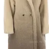 Elegancki moda luksusowy płaszcz kaszmirowy płaszcz wełniany wełniana mieszanka damska gradient dwurzędowy zwykły sportowy płaszcz khaki dla kobiet maxmaras