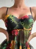 Frauen Badekleidung Badeanzug Frauen 2024 Druck und solide Schlinge zweiteilige sexy Hochtaille Sommer Tankini Strand tragen Badeanzug weiblich